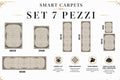 SET TAPPETI SMART 7 PEZZI