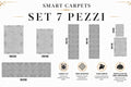 SET TAPPETI SMART 7 PEZZI
