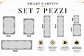 SET TAPPETI SMART 7 PEZZI