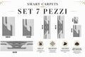 SET TAPPETI SMART 7 PEZZI