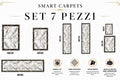 SET TAPPETI SMART 7 PEZZI