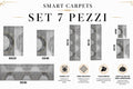 SET TAPPETI SMART 7 PEZZI