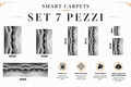 SET TAPPETI SMART 7 PEZZI
