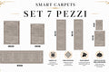 SET TAPPETI SMART 7 PEZZI